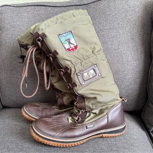 Pajar Canada Women’s Snow Boots - Tall - Sherpa Lined - Lace up - Size 9-9.5